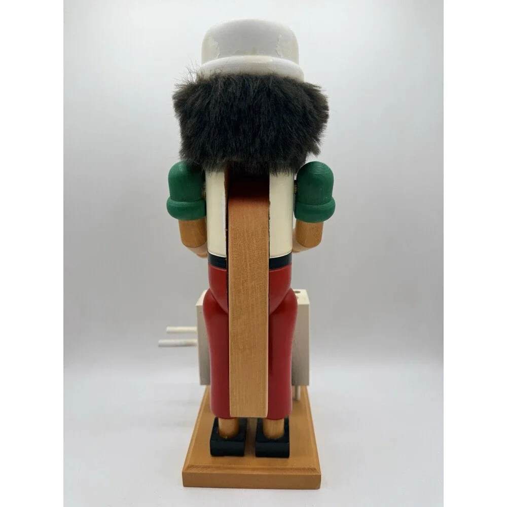NUTCRACKER ZUBER SIGNED NUMBERED ICE CREAM MAKER CART STAND 14